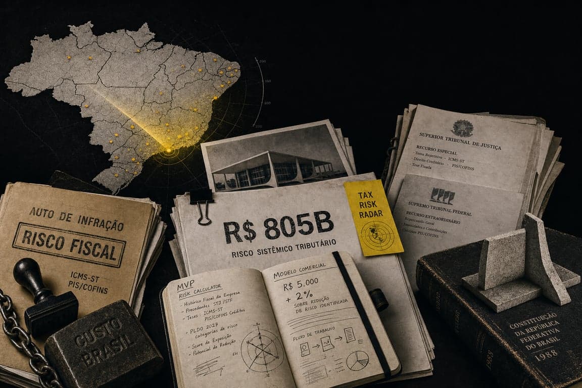 The R$ 805B Tax Risk Auditor hero
